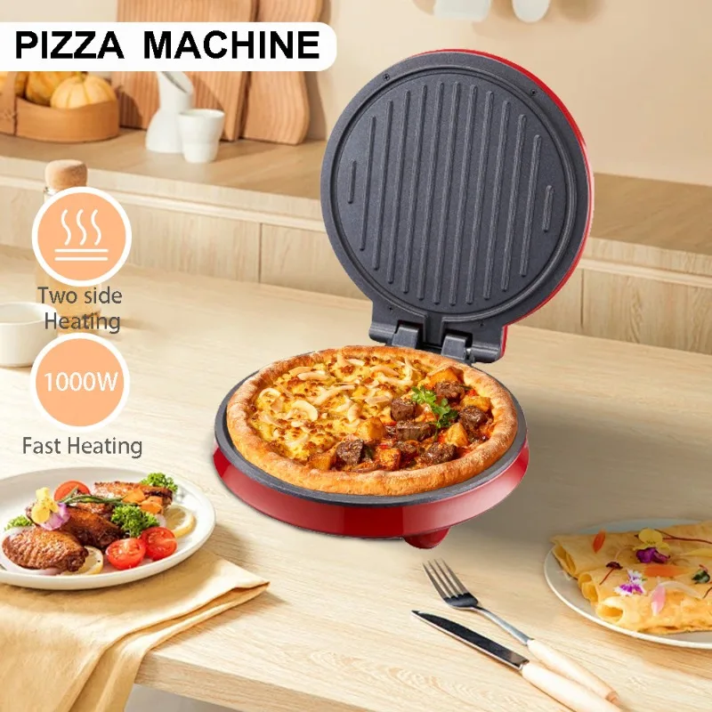 Waffle Cone Maker - 110V Elektrikli Pizza Makinesi, Çift Taraflı