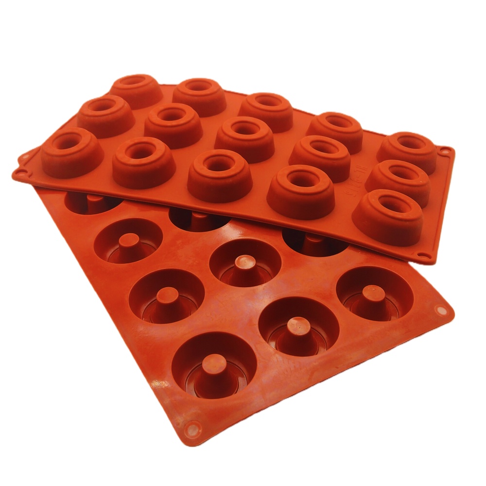 Donut Mold Silicone - Sıcak Satış 15 Bölmeli Şarap Vorteks