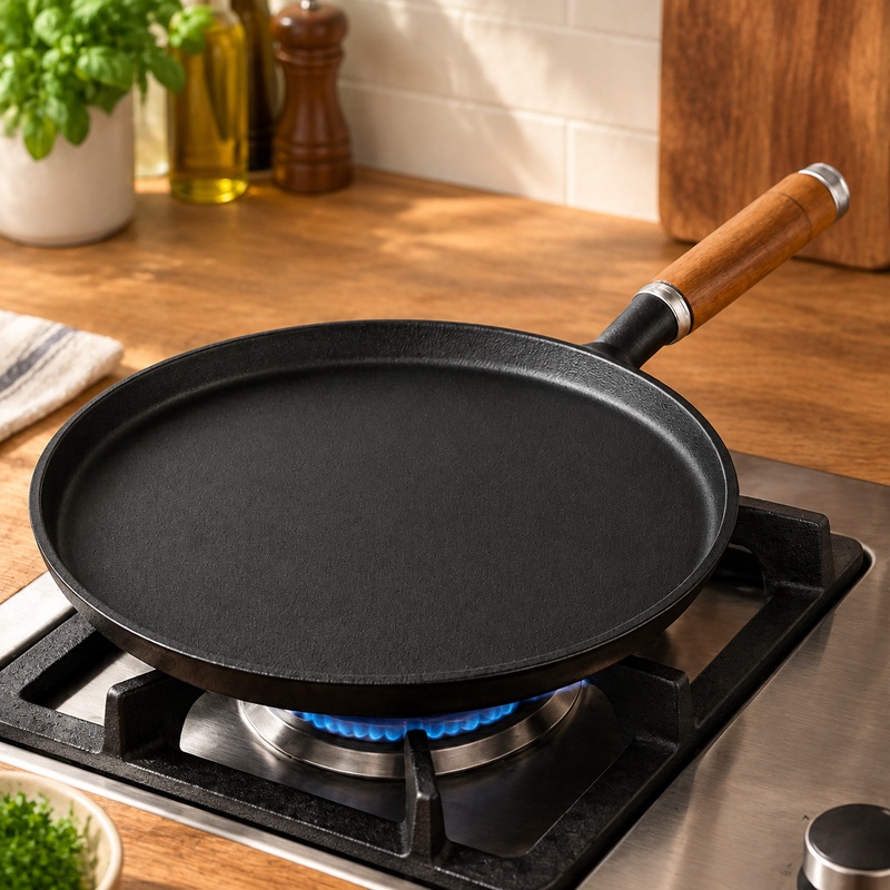 Egg Waffle Pan - Gazlı ve indüksiyonlu ocaklarda kullanıma uygun,
