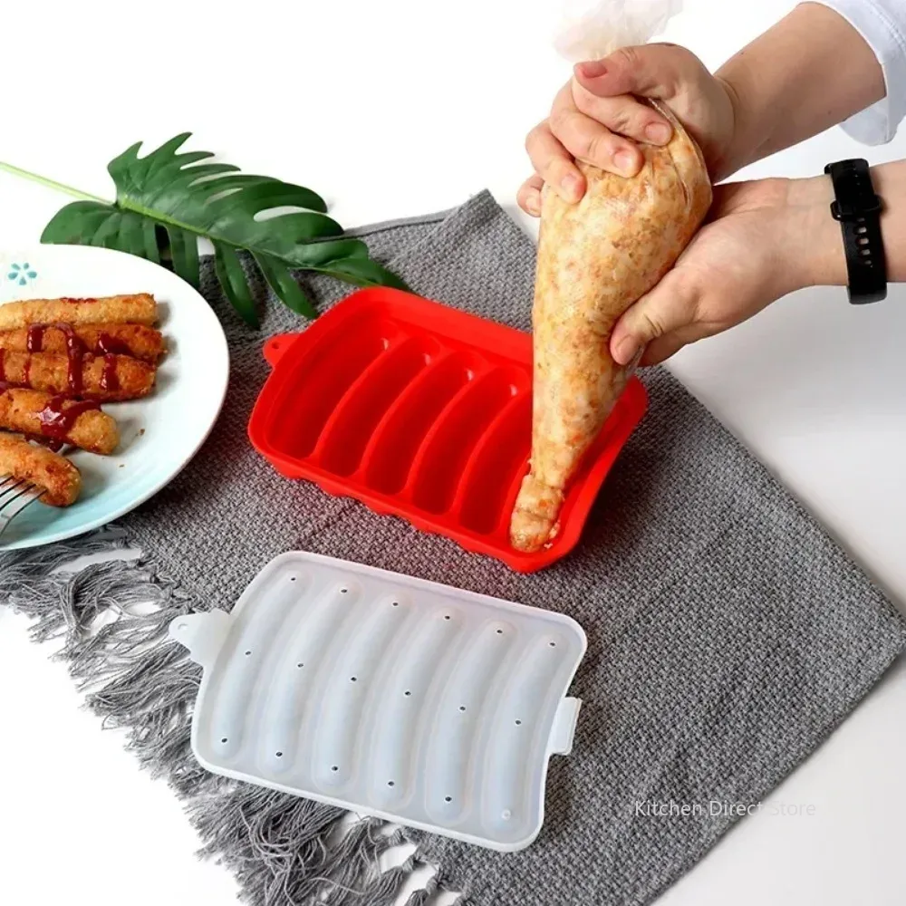 6 Bölmeli Silikon Sosis Yapma  - Hot Dog Press incelemesi ve fiyatı