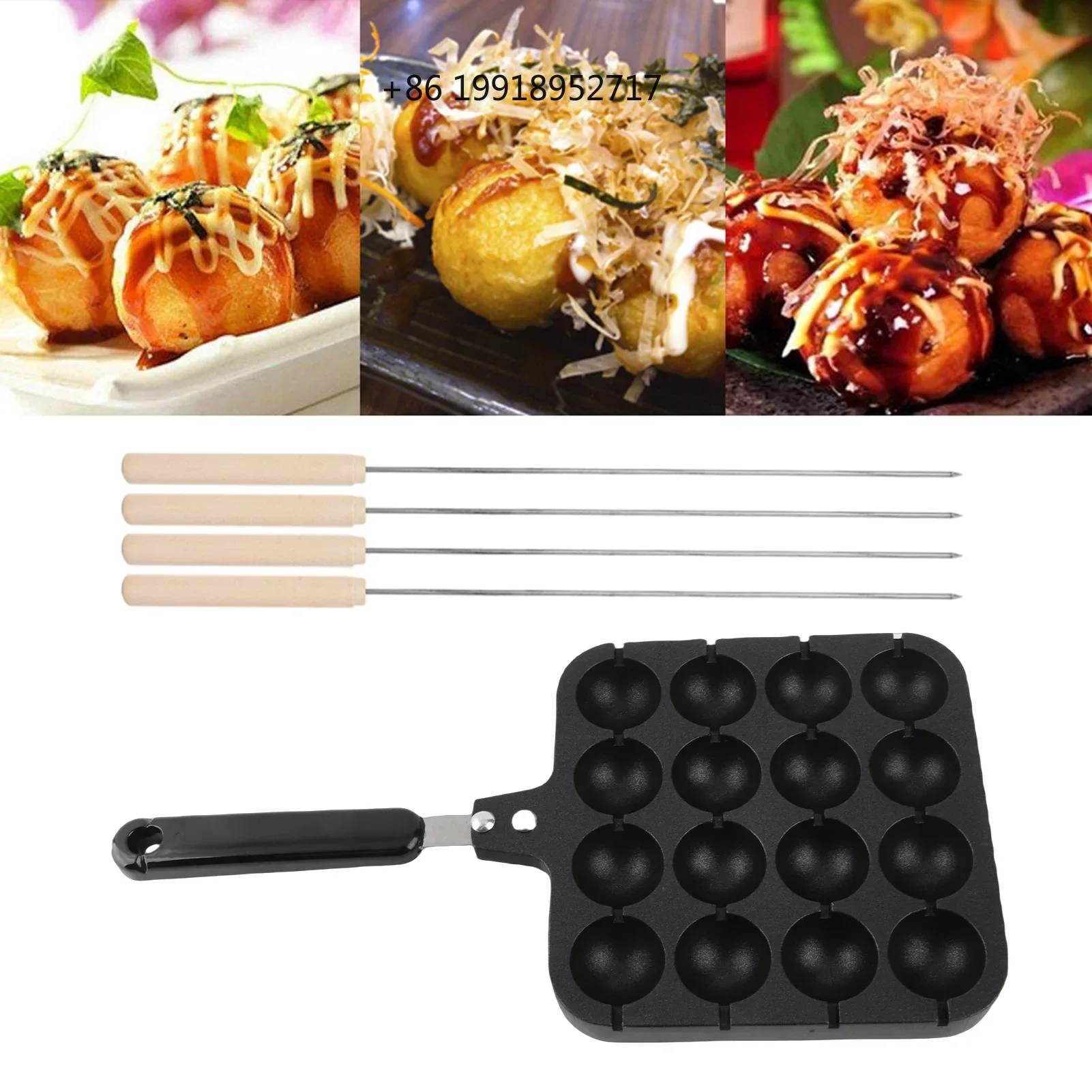 Yapışmaz Takoyaki Izgara Tavas - Takoyaki Grill Plate incelemesi ve fiyatı