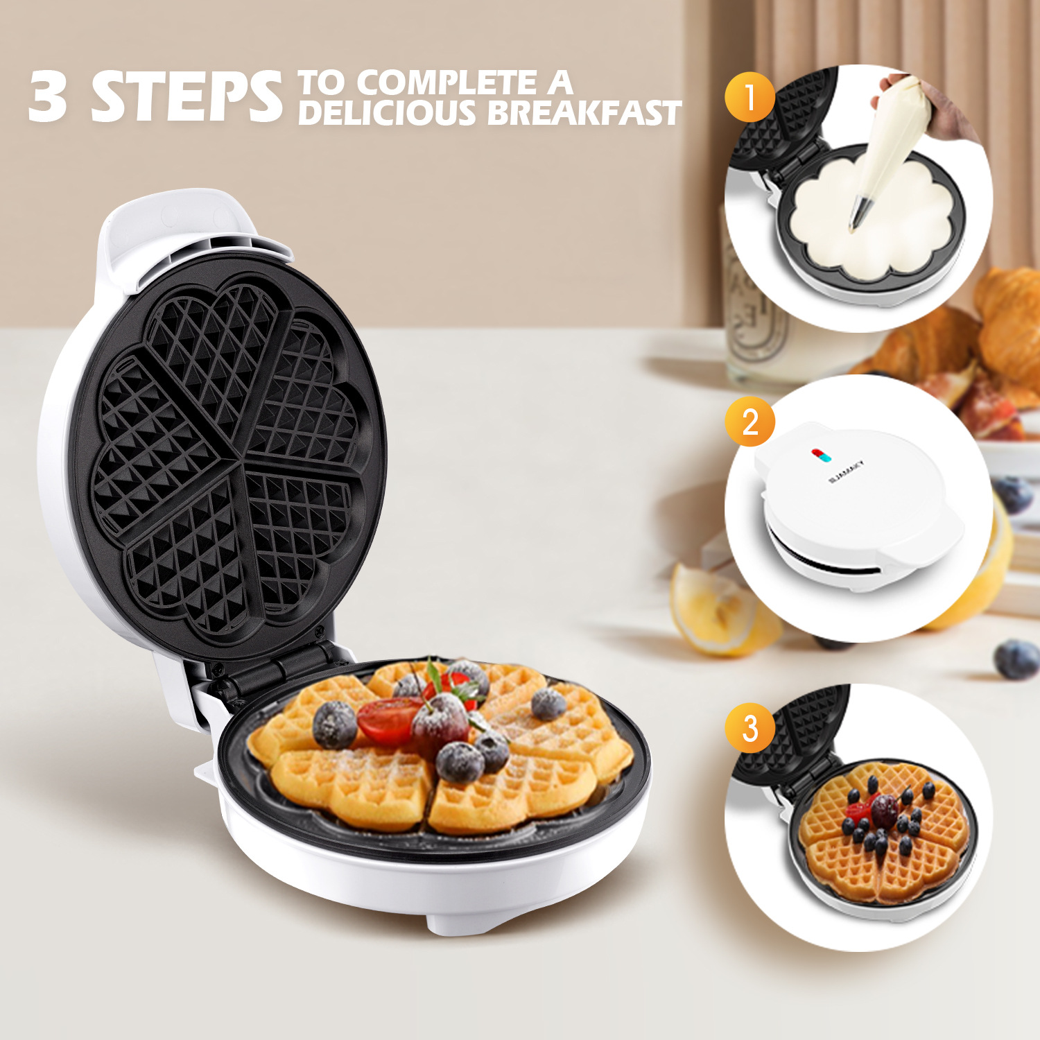 Kahvaltı Waffle Kalıpları Yumu - Waffle Cone Maker incelemesi ve fiyatı