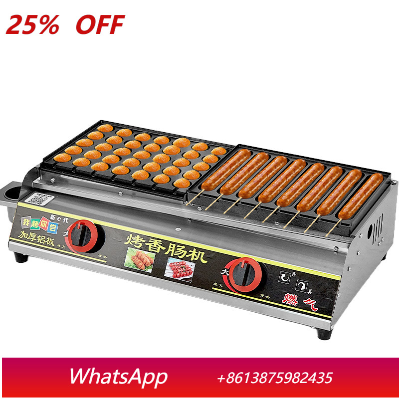 YJQ sosis makinesi nişasta sos - Hot Dog Press incelemesi ve fiyatı